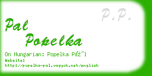 pal popelka business card